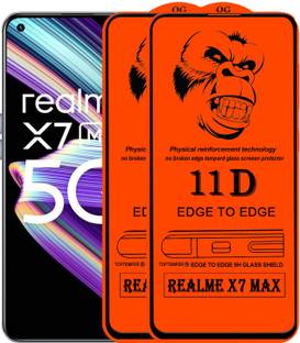TOPTEMPER Edge To Edge Tempered Glass for REALME X7 MAX