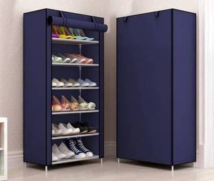 S . K Store Plastic Collapsible Shoe Stand