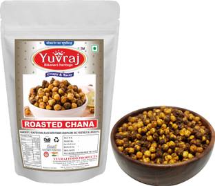 Yuvraj Food Product Roasted Black Channa (spicy masala ) Snacks 1 kg pack