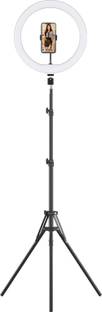 Webilla 12" Ring Light with Tripod Stand & Cell Phone Holder, Dimmable LED Circle Light for Live Streaming/Makeup/YouTube/TIK Tok, Compatible with iOS and Android Phones Tripod