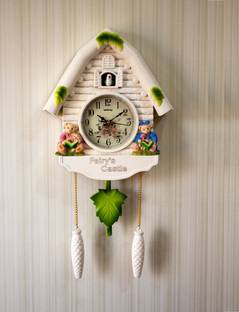 Three Secondz एनालॉग डिजिटल 45 cm X 26 cm दीवार घड़ी