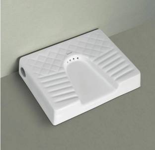 SENISTO Wash Basin Countertop, Tabletop Ceramic Bathroom Sink/Basin heavy qulity beautiful Urinal Squatting Waterless Commode Urinal Semi-recessed