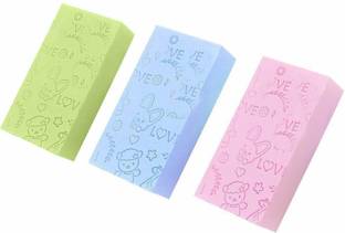 ALPHA Bath Body Shower Sponge - SPA Scrub Exfoliate Dead Skin Remover for Women , Men and Children (Pack of 2)