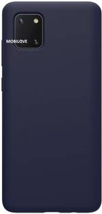 MOBILOVE Back Cover for Samsung Galaxy Note 10 Lite | Pure Liquid Soft Silicone Case with Camera and Screen Protection