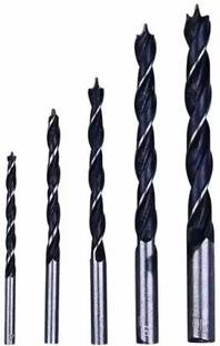 Sauran Wood Drill Bit Set (4, 5, 6, 8, 10 mm) for Hole in Wood Wood Drill Bits