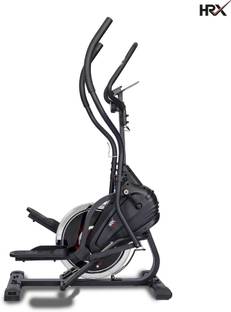 HRX Ignite Pro EB1000 Elliptical Climber with Mid Handlebar with 7Kg Flywheel Upright Stationary Exercise Bike
