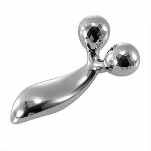 silverwyn SS-3D massager 3D Manual Roller Face Body Massager Skin Lifting Wrinkle Remover Facial Massage For Relaxation and Tightening (Silver) 3D Manual Roller Face Body Massager Skin Lifting Wrinkle Remover Facial Massage For Relaxation and Tightening (Silver) Massager (Silver) Massager