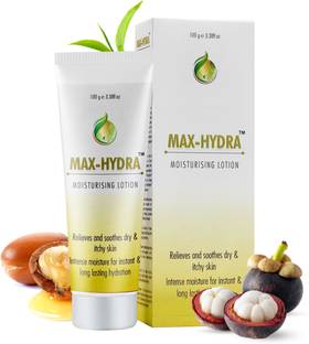Max-Hydra Moisturising Lotion | 100ml. | Soothes an itchy, very dry & irritated skin | with Shea & Kokum butter