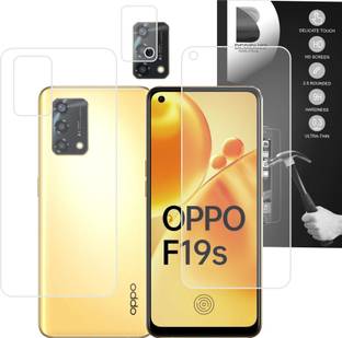 DESIBUZZ Front and Back Screen Guard for OPPO F19s, OPPO F19s Camera Lens Protector
