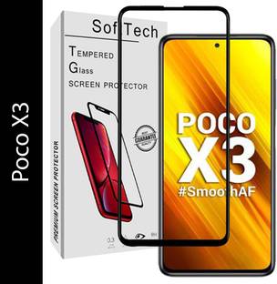 SoftTech Tempered Glass Guard for Poco X3