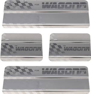 Galio Car Footsteps/Sill Guard Stainless Steel Scuff Plate for Wagon R- Door Sill Plate