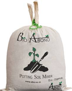 Abono Potting Soil, Eco-Friendly, Reusable Cotton Bag Packed (5Kg) Potting Mixture