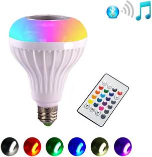 Musify New Quality Music Bulb Speaker Led Bulb Speaker With Bluetooth Bulb Light Bluetooth Control Smart Music Playing Audio Bluetooth Speaker With Remote Control Color Changing Speaker 10 W Bluetooth Speaker