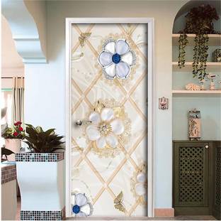 BPDESIGNSOLUTION 76.2 cm Door Sticker Wallpaper Self Adhesive Sticker