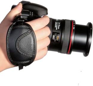 PINDIA 1 Pc Black Color Adjustable Camera Shoulder Neck Strap Belt Strap
