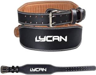 LYCAN Genuine Leather weight lifting Belt size - Large Weight Lifting Belt