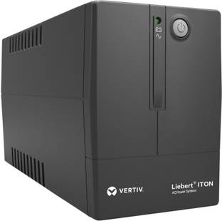 Vertiv Liebert ITON CX 600 VA with 1 X 7 AH Battery 536306003013 220 V Line-interactive Tower Model UPS with Overload Protection 3 Outlet Plugs