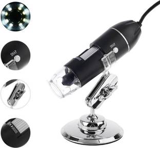 microware 3 in 1 Digital Microscope 1600X Support PC Type-C Micro-USB Phone USB Magnifier 3 in 1 Microscope Laptop Accessory