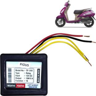 Pious Front, Rear, Side Flasher Indicator Light for TVS Jupiter