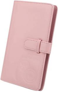 PhotoCliq 96 Pockets Mini Film Photo Album Book for Instax Mini LiPlay 11 9 8 7s 70 90 Link Instant Camera 3 Inch Polaroid Picture Name Card Holder (Pink) Album