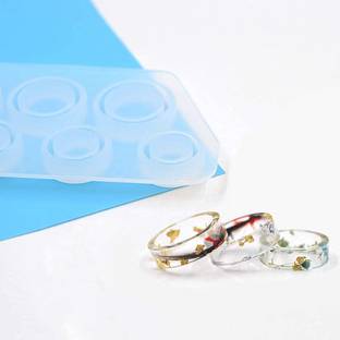 Ditya Crafts Resin Ring Molds Silicone Ring Molds Assorted Sizes Ring Silicone Mold Jewelry Resin Casting Mold for DIY Ring Making