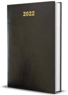 Greeshma 2022 PU Finish Leather Diary Regular Diary Ruled 365 Dated 2022 Planner Executive Diary (Sunday Full Page) Regular Diary Single Rule 365 Pages