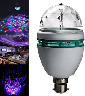WunderVoX IXI -203-DE-LED Crystal Rotating Bulb Disco Ball Set