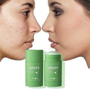 AVEU Green Tea Purifying Clay Stick Mask Oil Control Anti-Acne Eggplant Solid Fine