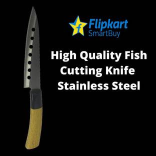 Flipkart SmartBuy 1 Pc Stainless Steel Knife Stainless Steel Kitchen Knife, Stamped Knife with Straight Edge, Beveled Tip for Professional and Household Kitchen YG155