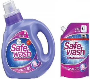 SafeWash Matic Front Load Liquid Detergent, 1L + 300ml Fresh Liquid Detergent