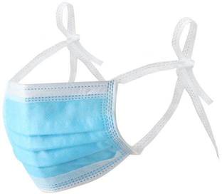 Control D Tie Total Protection ISO CE Certified 3 layered / 3 ply Tie Knot with Meltblown layer, Breathable Surgical Face masks Anti Pollution with Internal Nose-pin Ultra Soft Ultrasonically Welded Ear loops - Disposable Water Resistant Surgical Mask Surgical Mask 3 ply Tie Knot with Meltblown Water Resistant Surgical Mask With Melt Blown Fabric Layer