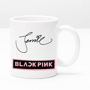 BE UNIQUE BLACKPINK Jennie Signature Ceramic Coffee Mug