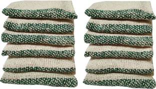 G S COLLECTIONS Kitchen Napkins /Sheets/Cleaning Cloth Soft Multipurpose Kitchen Napkin Table Wipe Set of 6 Pcs Medium Kitchen Duster Cloth /Sheets( 21 x 21 in) White, Grey Cloth Napkins