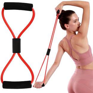 FITLANCE Yoga Resistance Tube, Exercise Bands for Yoga Gym & Fitness Center Resistance Tube
