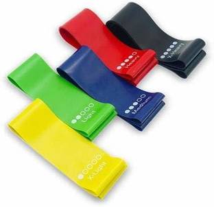 SEAHAVEN Resistance Loop Bands for Exercise, Set of 5 Men & Women 100% Natural Latex Resistance Tube
