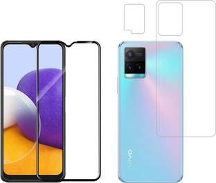 Vatsin Front and Back Tempered Glass for Vivo Y21