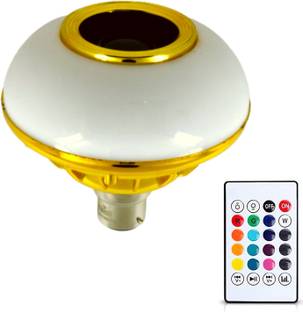 Samite LED Bluetooth Speaker Music Light Bulb B22 LED Multi Color RGB Light Colorful Lamp with Remote Control Smart Bulb