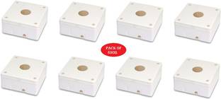 99Gems PVC Junction Box FOR CCTV CAMERA (PACK OF 8) Square Softbox