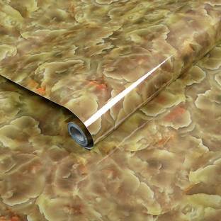 Rhydon 200.66 cm Marble Wallpaper, Contact Paper Peel and Stick Wallpaper Marble Self Adhesive Removable Wallpaper for Furniture Cabinets Countertop Kitchen Cabinets, Almirah, Tabletop Self Adhesive Sticker