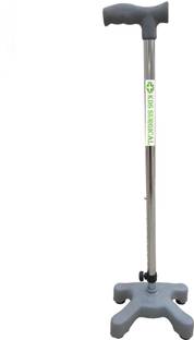 KDS SURGICAL Quadripod 4 Leg cr Walking Stick