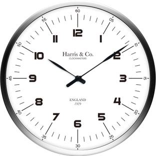 Harris & Co. Clockmasters Analog 33 cm X 33 cm Wall Clock