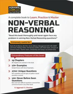 Latest Complete NON-VERBAL REASONING Practice Book For All Type of Government and Entrance Exams (Bank, SSC, Defense, Management (CAT, XAT GMAT), Railway, Police, Civil Services) in English