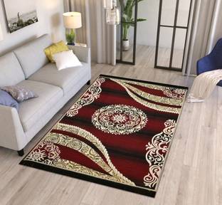 Sasta Sunder Tikau Multicolor Acrylic Carpet