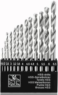 GSK Cut High-Speed Steel Drill Bit Set 13 Pieces Set for Wood, Malleable Iron, Aluminium, Plastic Etc. High-Speed Steel Drill Bit Set 13 Pieces Drill Bits Set For Wood