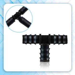 SIDDHI Garden-Drip Irrigation Accessories - Tee Connector for 16mm Pipe - Pack of 100 Drip Irrigation Kit