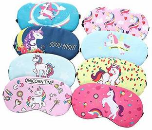 Samvardhan Unicorn Sleeping Mask with Gel for Girls Sleep Eye Cover Lightweight