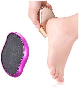 Vitalogy Callus Remover for Feet | Foot Scrubber for Dead Skin Remover | Removes Hard Skin, Leaves Feet Smooth | Pedicure tools - Foot Scraper Rasp - PINK (Nano Glass Technology)