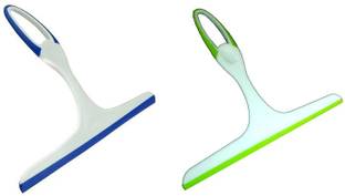 Shouten Mini Cleaning Wiper for Cleaning slabs Window Glass Tiles Kitchen Table Car Auto Windshield and Kitchen slab cleaner (Multicolour)-Pack of 2 Kitchen Wiper