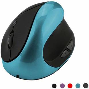 microware Vertical Mouse, Rechargeable 2.4G Wireless Ergonomic Mice with USB Receiver, 6 Buttons and 3 Adjustable DPI 800/1200/1600 Wireless Ambidextrous Optical  Gaming Mouse  with Bluetooth