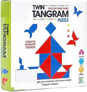 ARNIYAVALA Twin Tangram Puzzle for kids (14 Pieces)